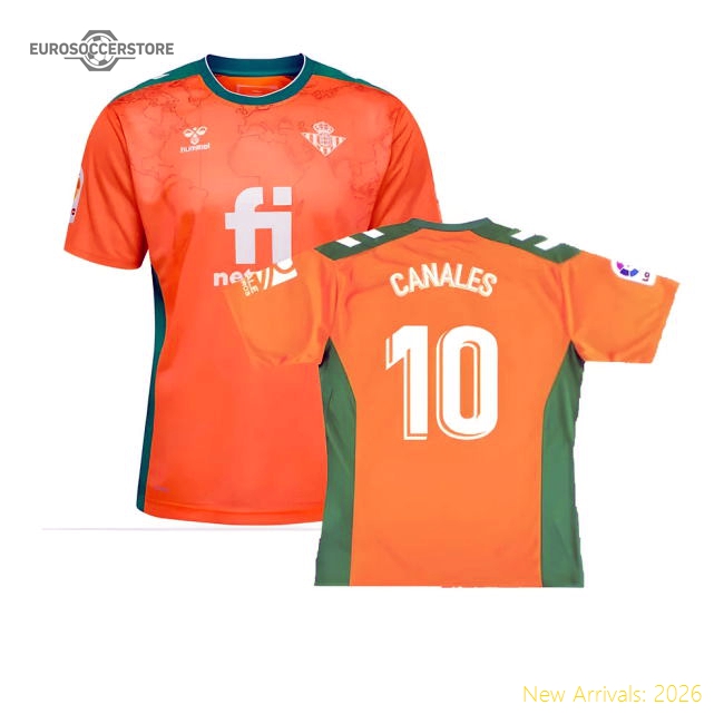 Authentic 2022-2023 Real Betis Third Shirt (Canales 10)