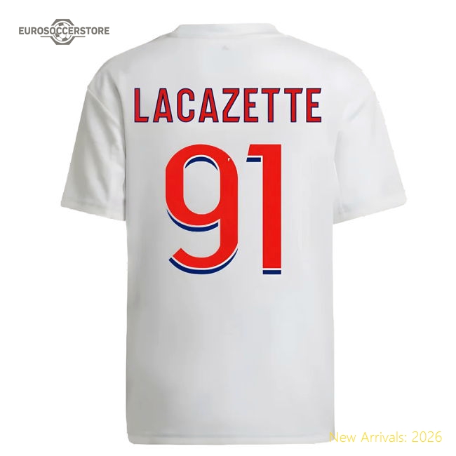 2022-2023 Olympique Lyon Home Shirt (Kids) (LACAZETTE 91)