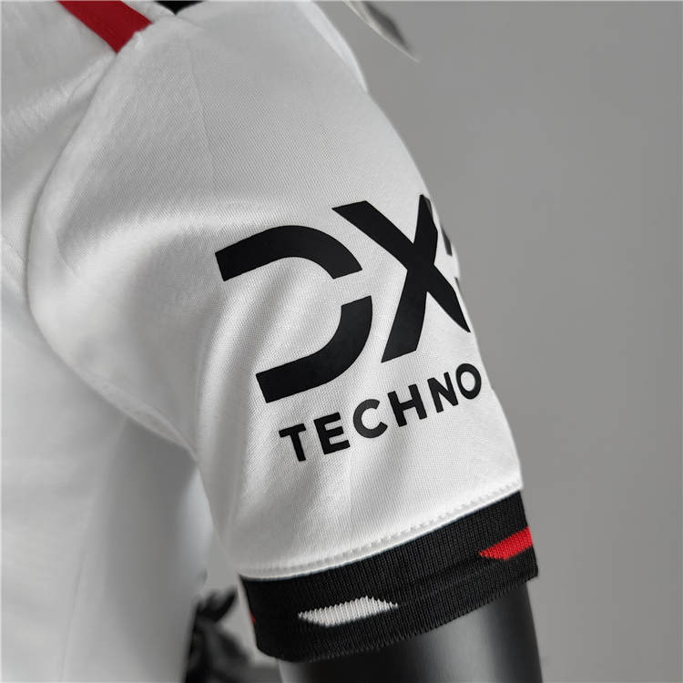 Quick Dry Man Utd Kids Manchester United 2223 Away White Soccer Kit