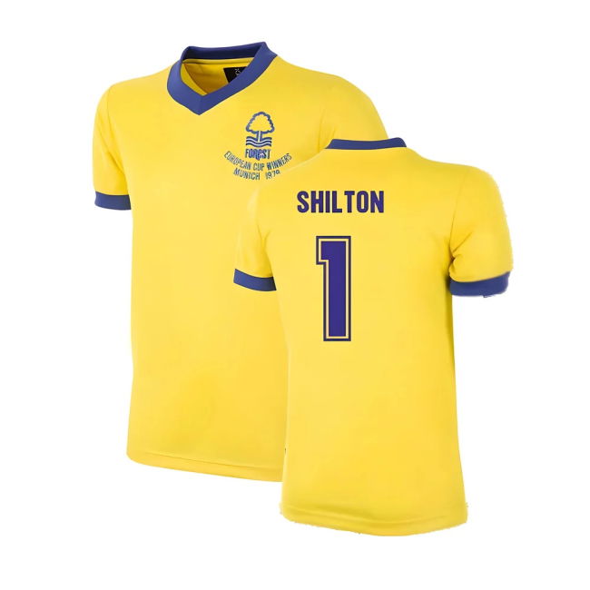 Nottingham Forest 1979-1980 Away Retro Football Kit (Shilton 1)