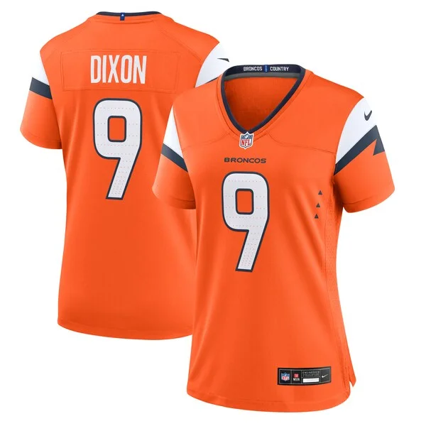 None Riley Dixon Game Jersey - Orange | NFL Player Jersey | NFL Footba