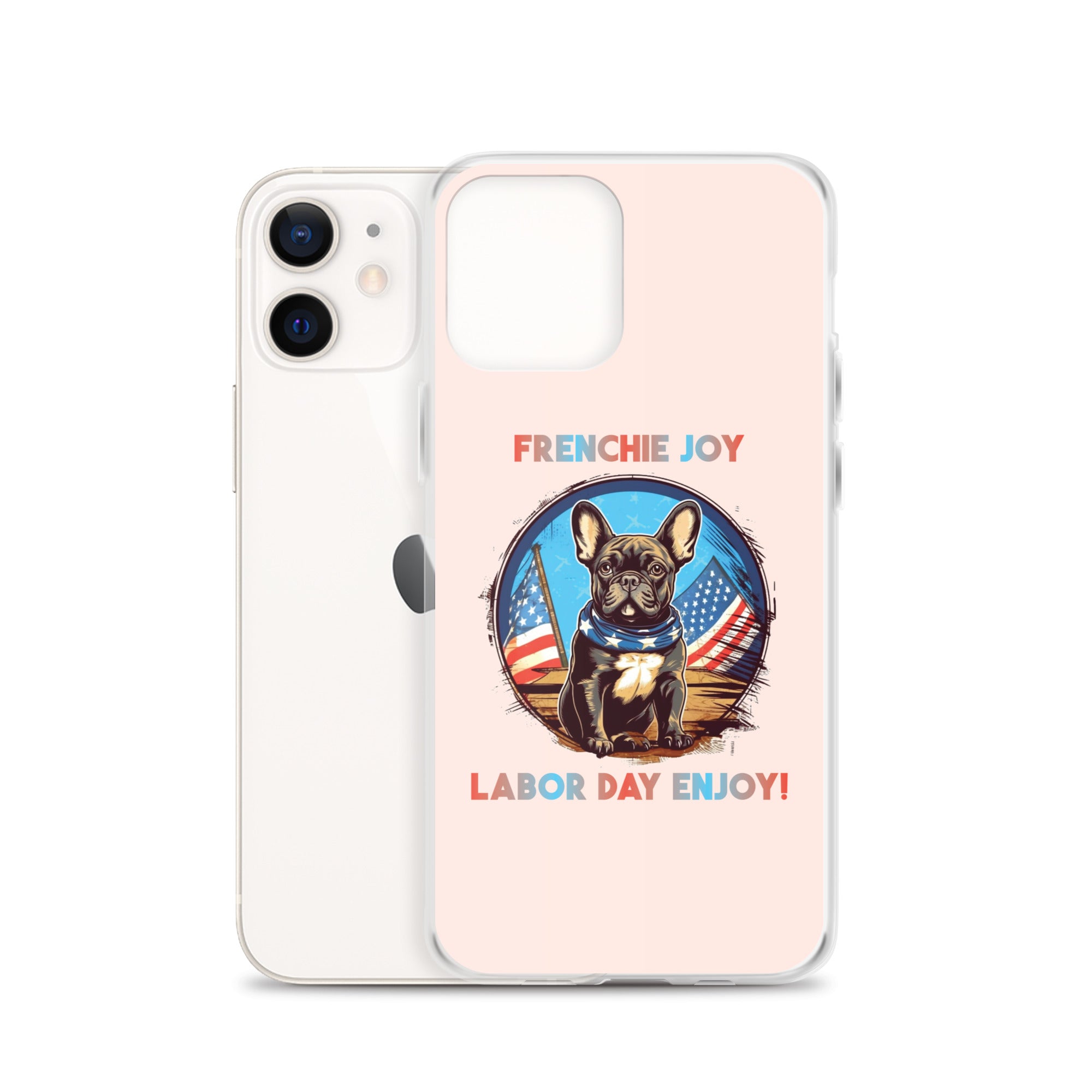 French Bulldog Frenchie Joy Clear Case For Iphone® Practical Pet Supply