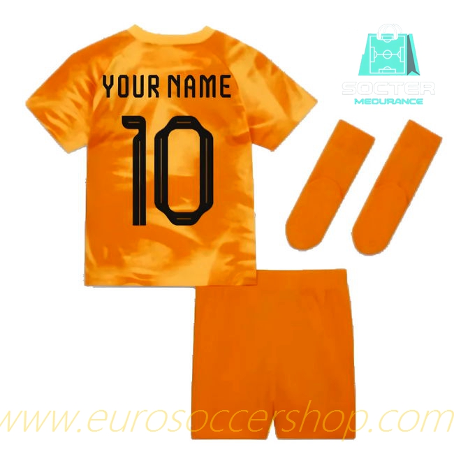 Match Quality 2022-2023 Holland Home Football Shirt Kids