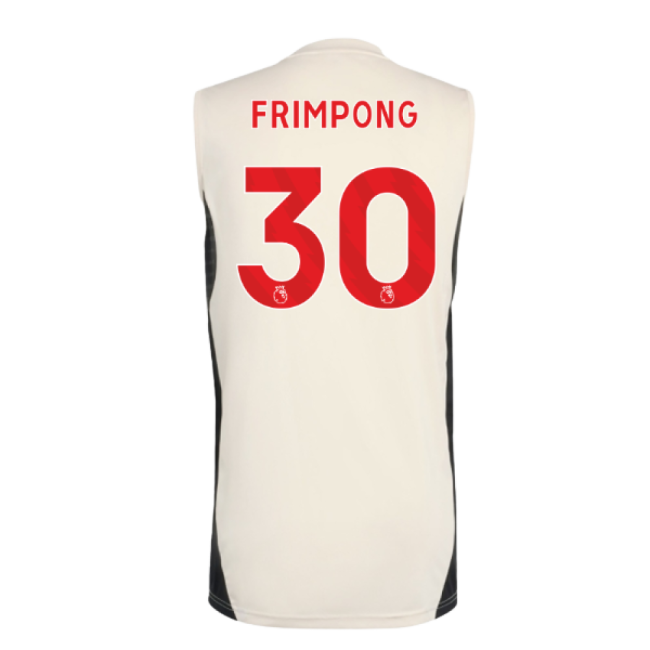 Liverpool Liverpool Sleeveless Jersey White Frimpong #30 Pro Serie...
