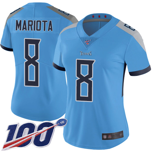 NFL T T Titans #8 Marcus Mariota White Limited Jersey - Authentic Q...