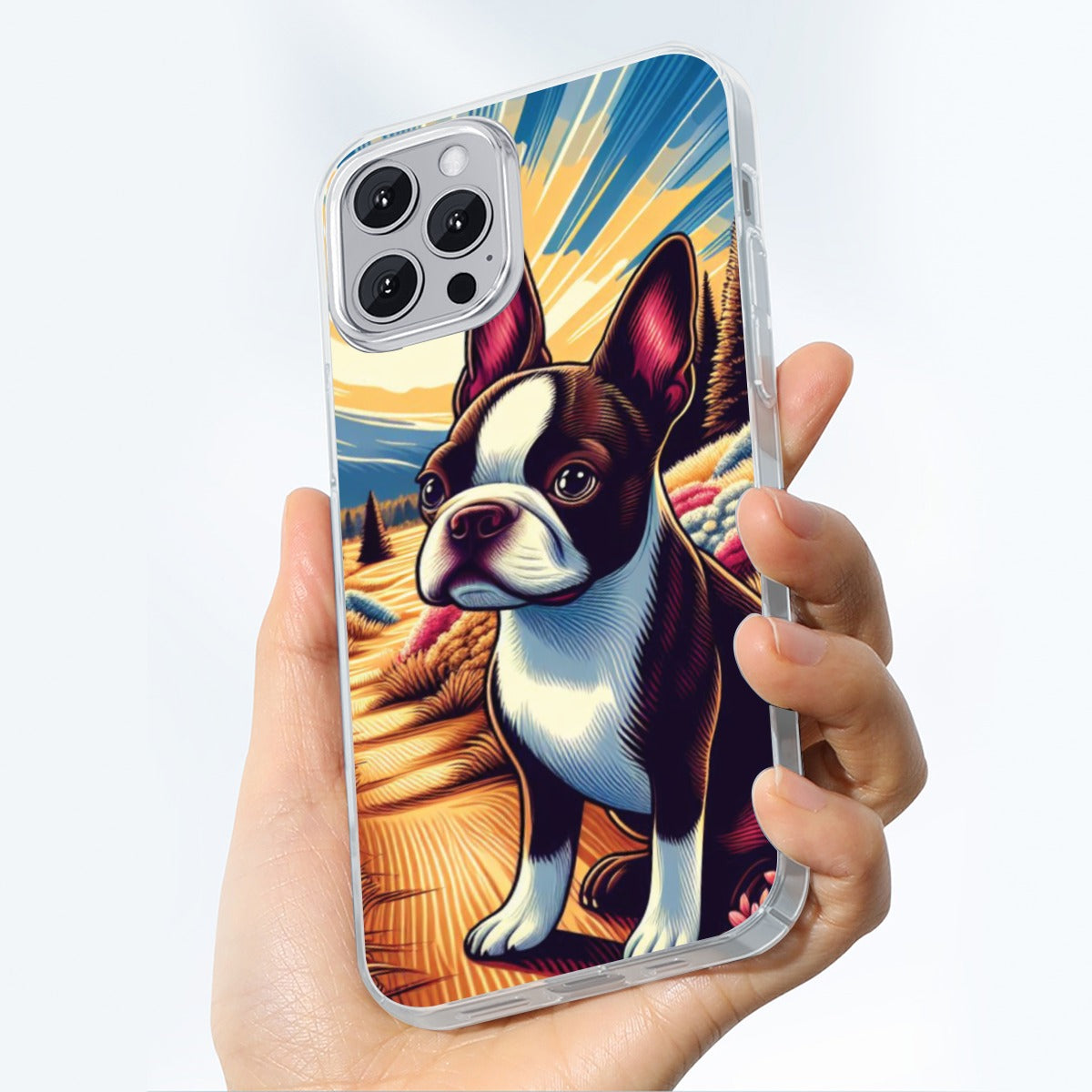 French Bulldog Ellie Iphone Case For Boston Terrier Lovers Durable Dog Item