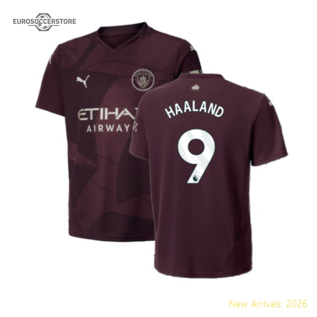 Classic 2024-2025 Man City Special Kit Kids Premium Haaland 9