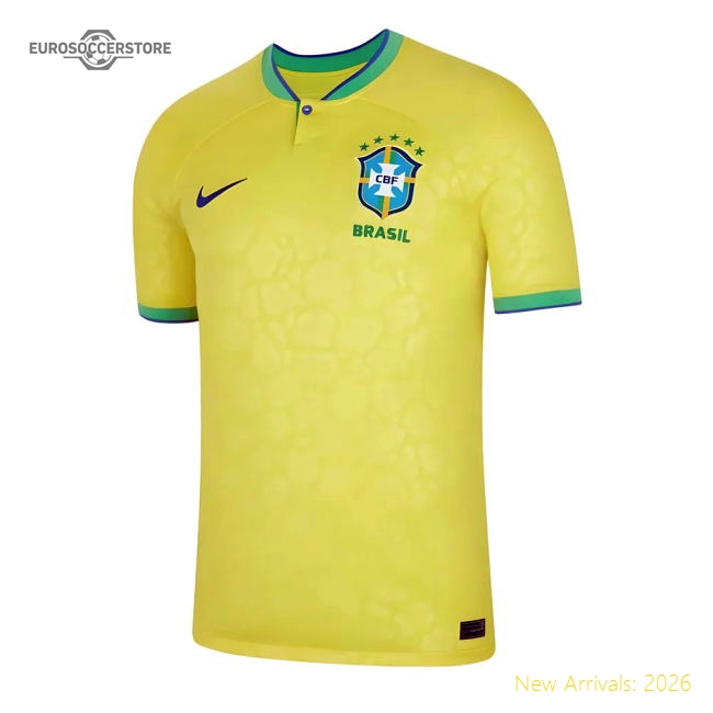 Football Brazil Jersey - Genuine 2022-2023 Edition Style