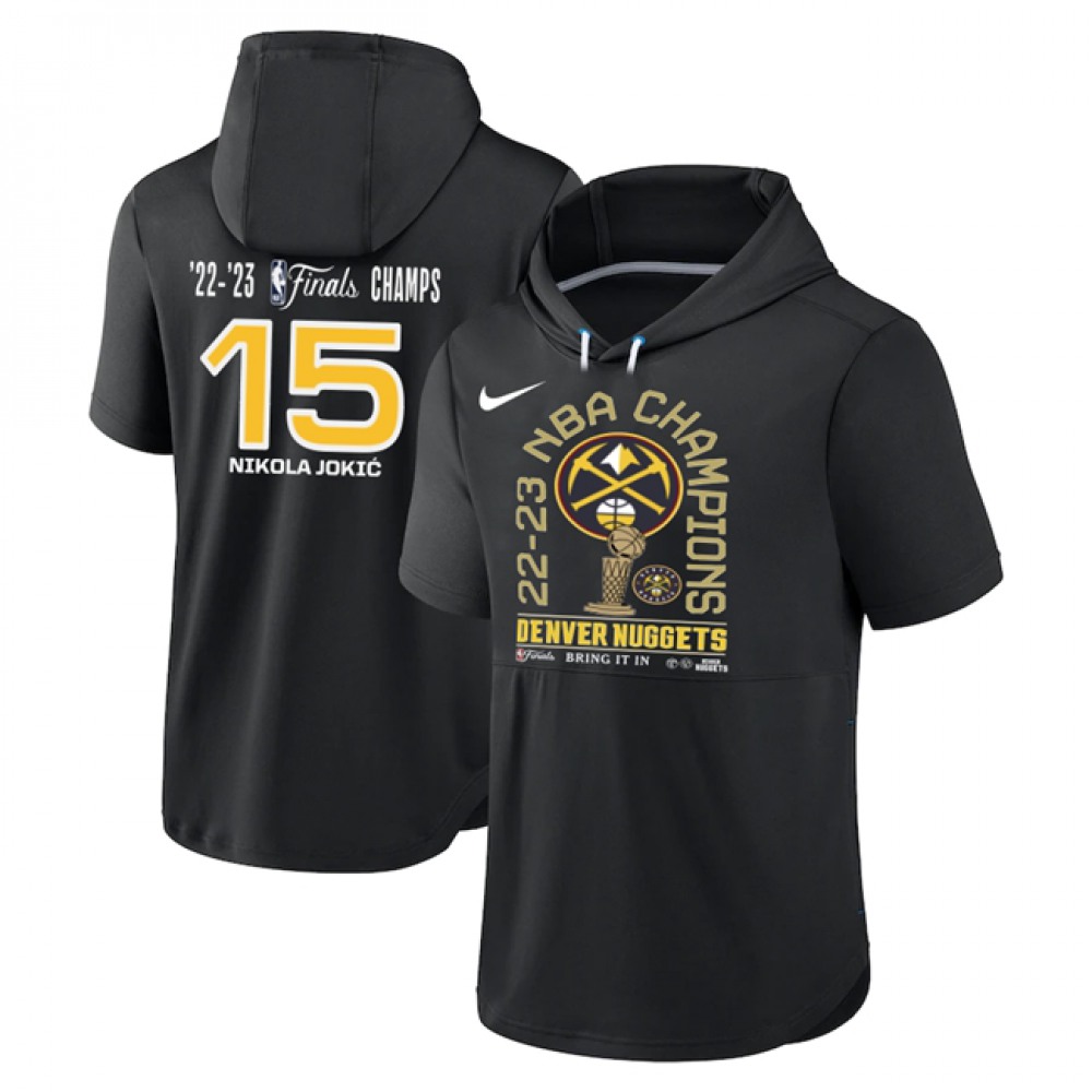 Classic Denver Nuggets Nikola Jokic15 Black Jersey - Fan Favorite
