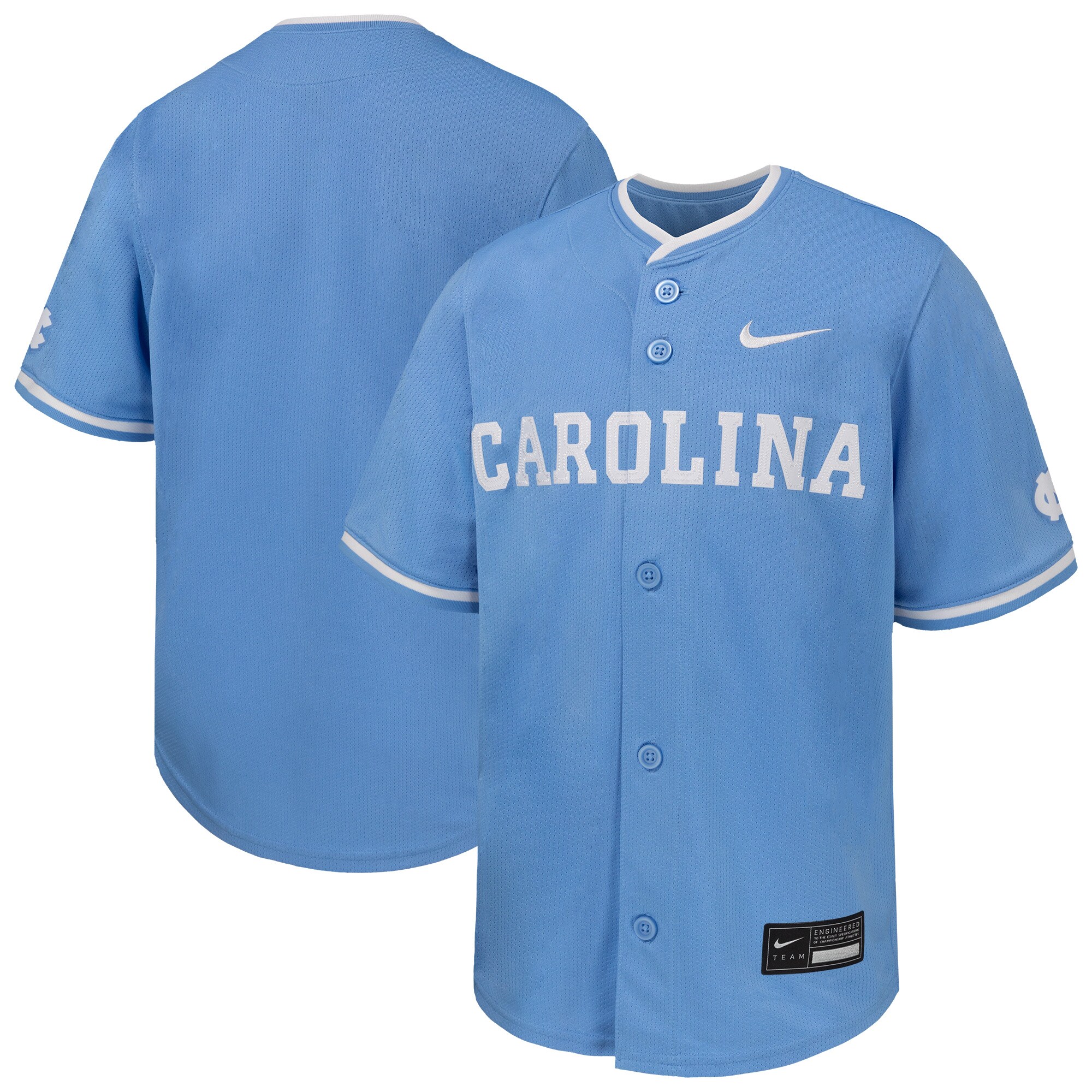 [DDG] North Carolina Tar Heels Youth Limited Baseball Jersey - Carolina Blue