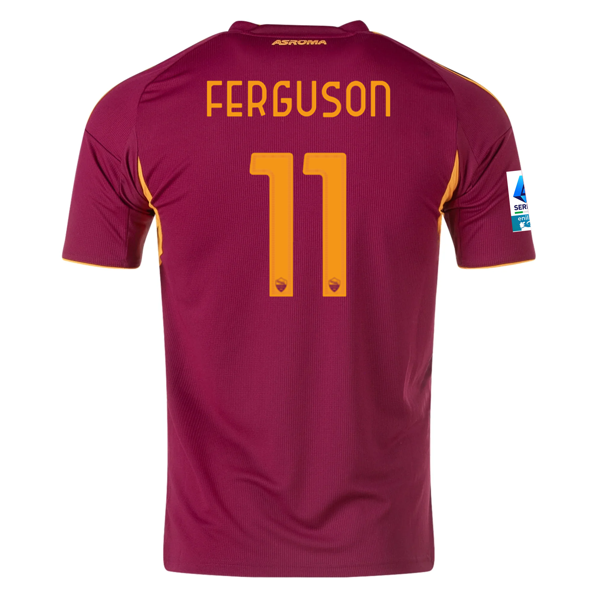 AS Roma Ferguson 2025-2026 Ser Home Jersey – Authentic Shirt