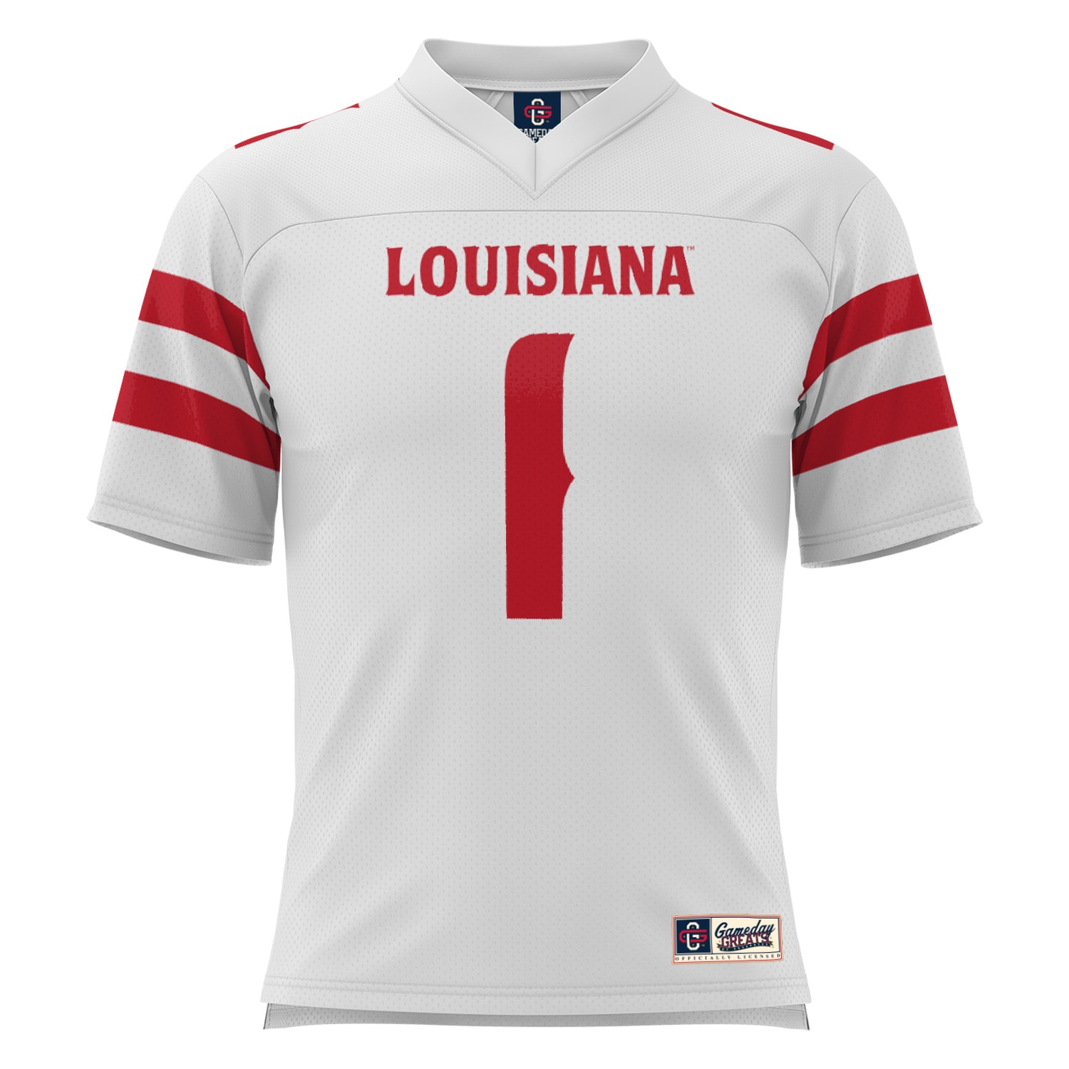 #1 Louisiana Ragin' Cajuns GameDay Greats 2026/2027 Football Jersey - White