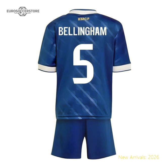 Top-Quality 2025-2026 Real Madrid Third Youth Kit (Bellingham 5)