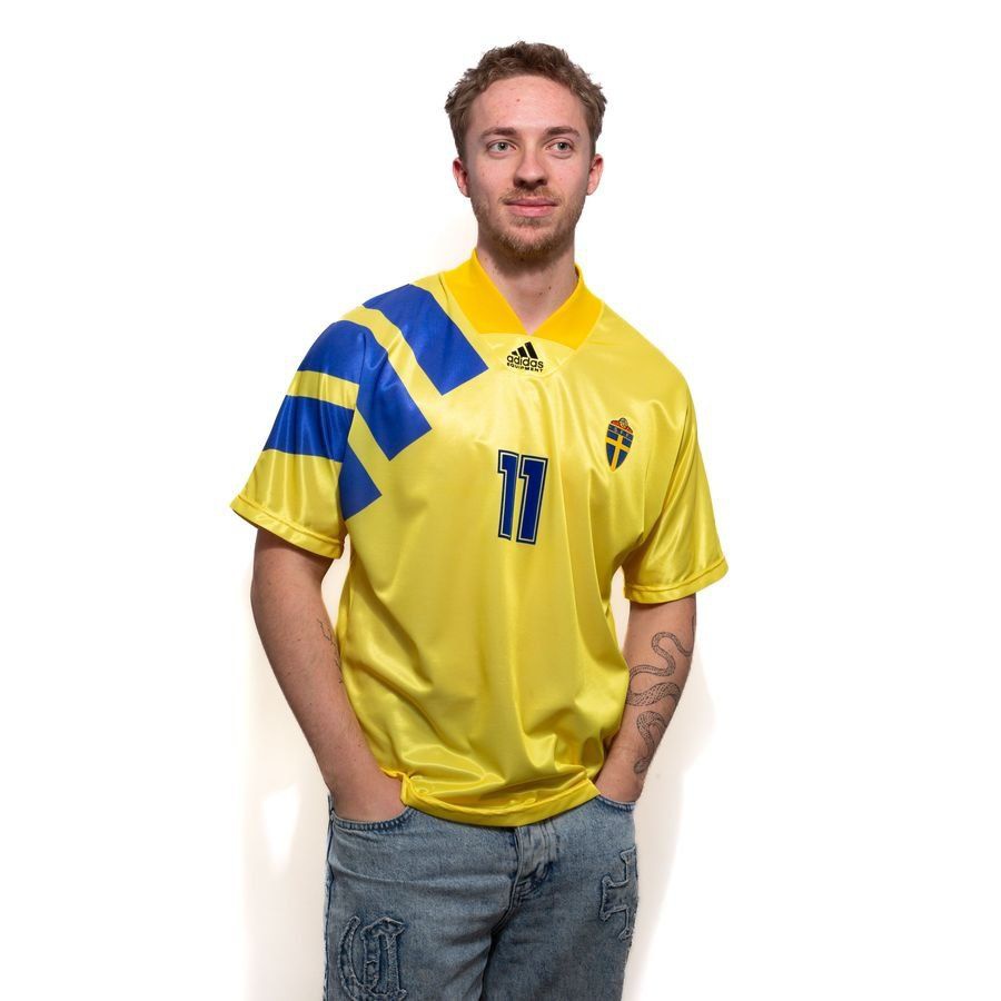 [EFKS] Sweden Size BROLIN 11 Home Uniform 1992 L (8/10)