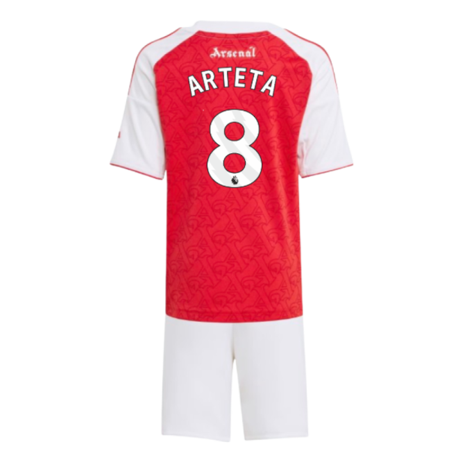 Supporter Arsenal Arsenal Home Mini Kit Arteta #8 Official License...