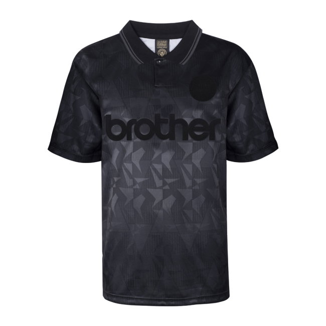 Man City 1990 Blackout Retro Shirt (KUN AGUERO 10)