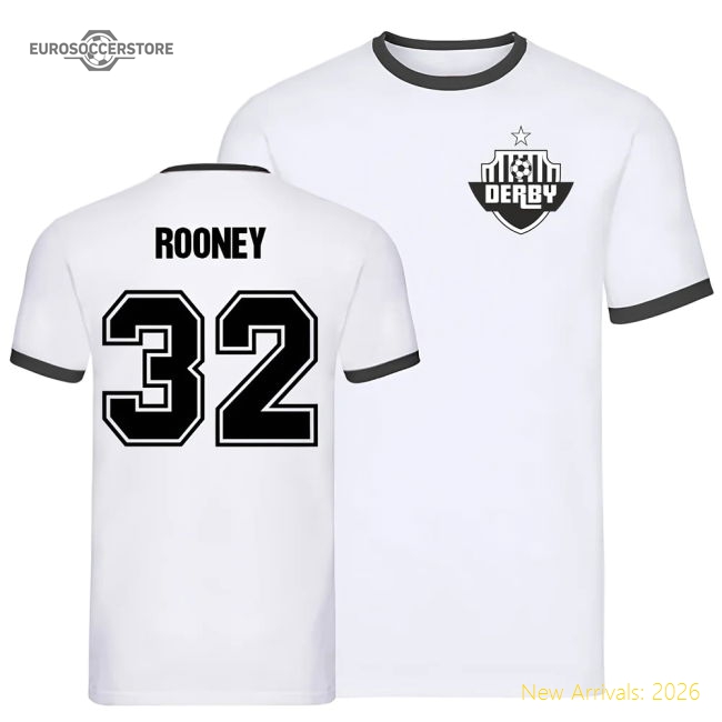 Elite Wayne Rooney Derby Ringer Tee (white) - Great Value