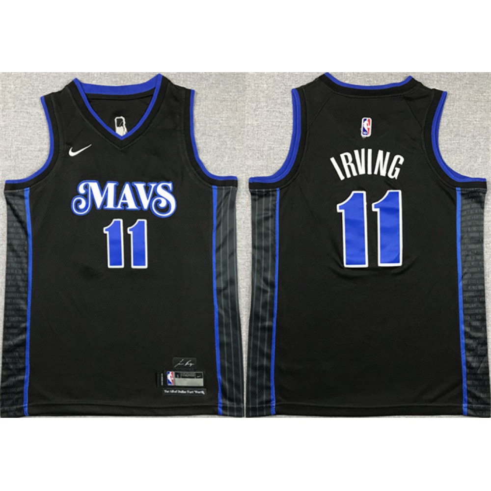 11 Dallas Mavericks Black Jersey - City Edition - NBA Collection