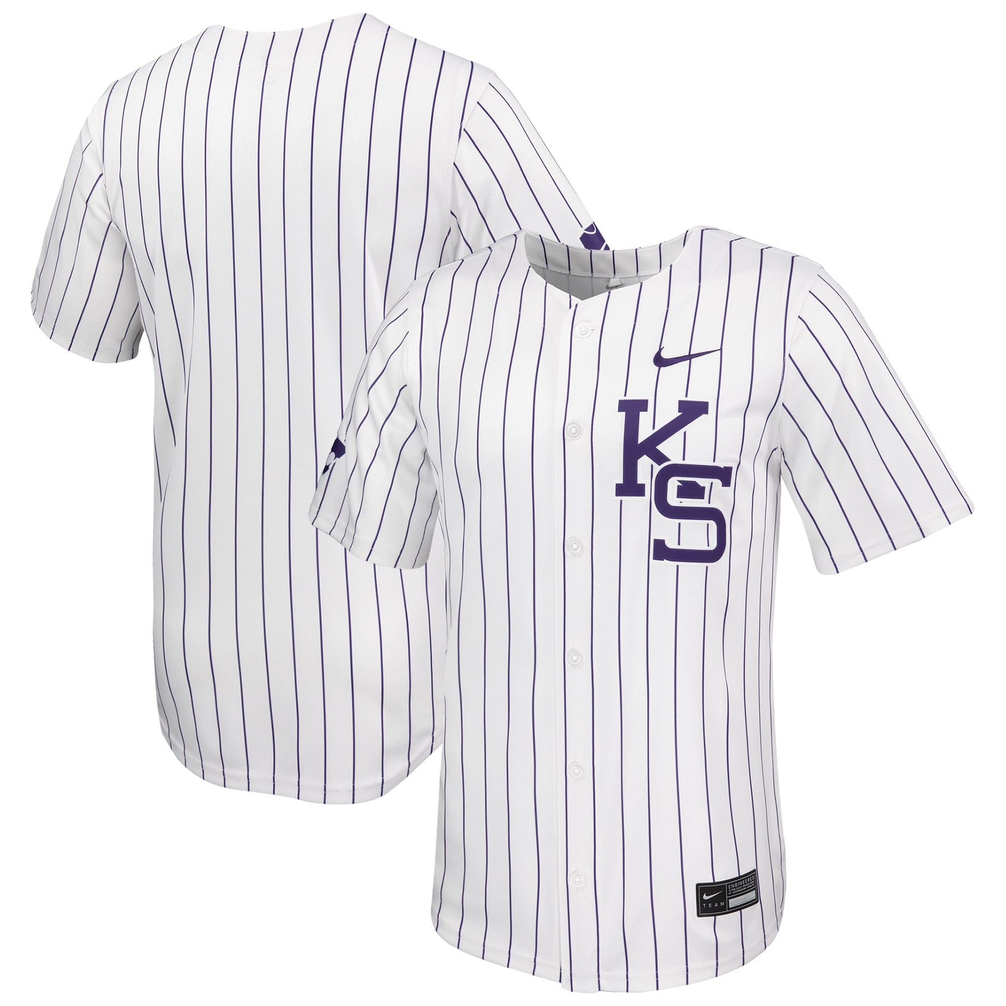 [NJP] Kansas State Wildcats Limited Baseball Jersey - White