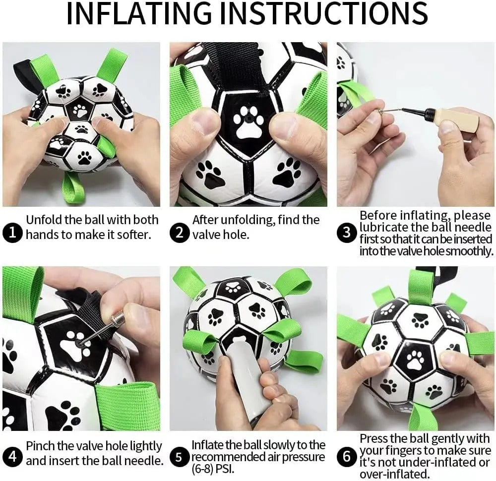 Frenchie Interactive Football Inflated Training Toy