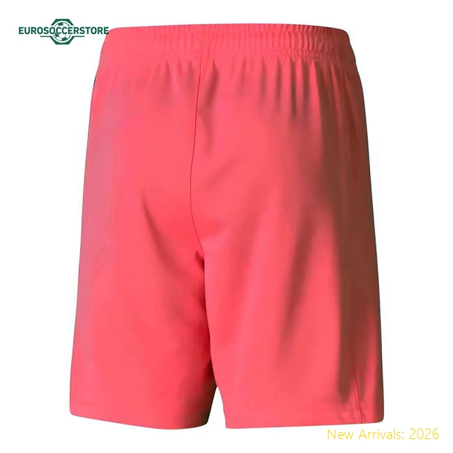 2020-2021 Man City Away Goalkeeper Shorts (Pink) - Kids