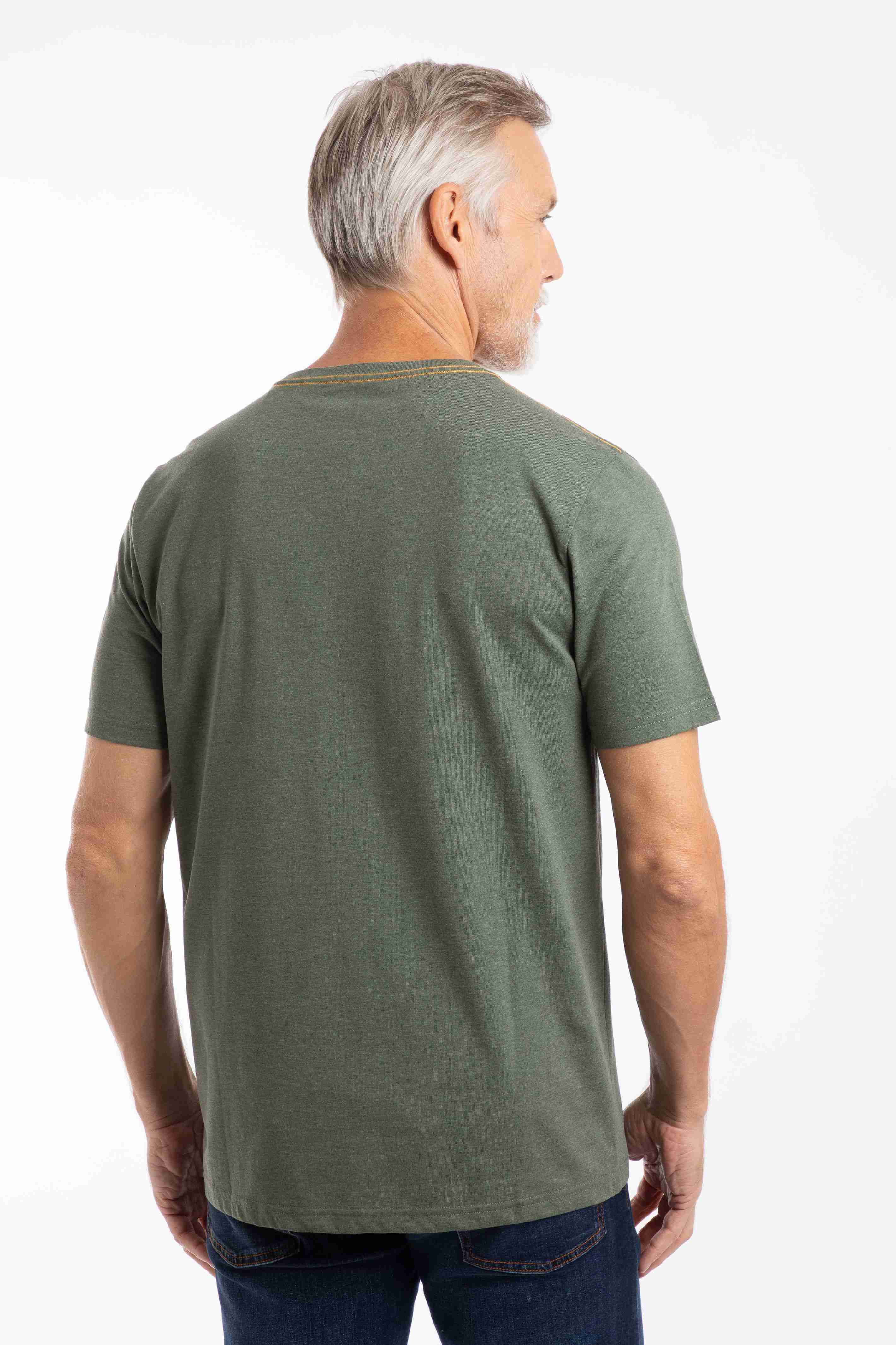 Sunrise Front Print Graphic T-Shirt Basil