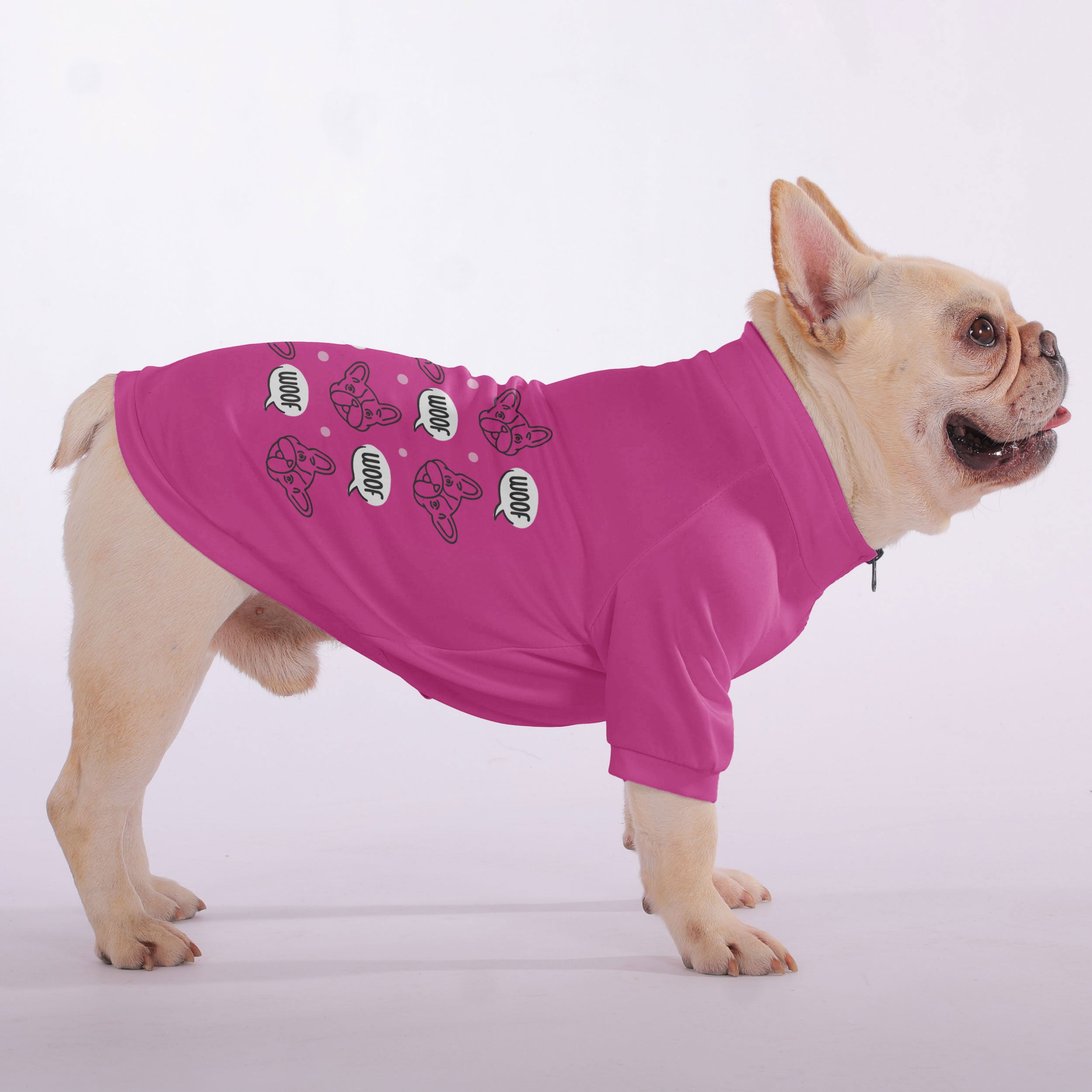 Dakota - Snuggly Zip-Up Sweatshirt for French Bulldogs