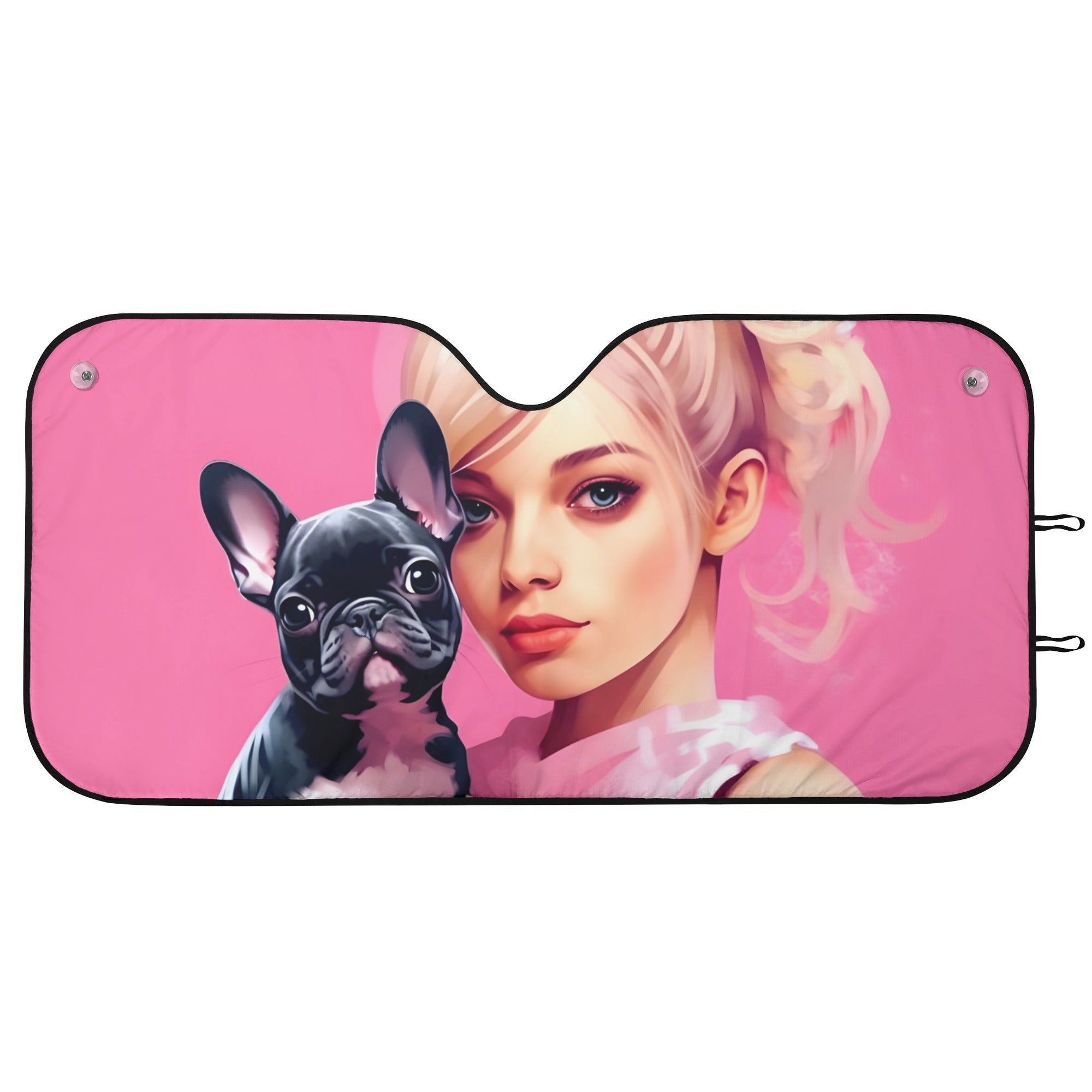 French Bulldog Zoe Car Auto Sun Shade Durable Dog Item
