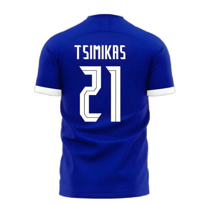 Low Cost Greece 2025-2026 Away Concept Football Kit (Libero) (TSIMIKAS 21) Discount Campaign