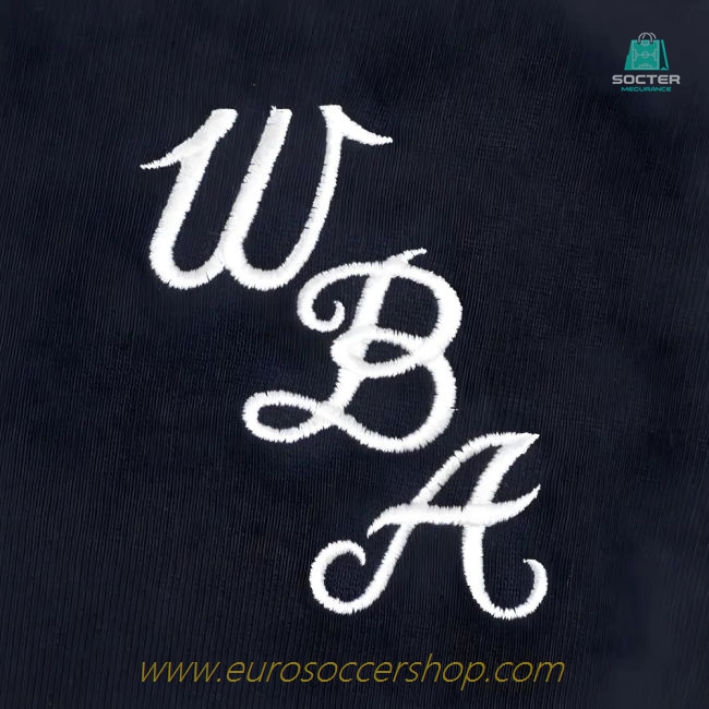 West Bromwich Albion Zipped Hoodie - Navy