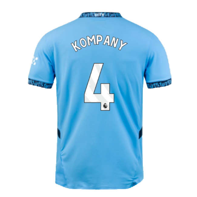Man City Verified 2024-2025 Man City Home Authentic Shirt (Kompany 4)