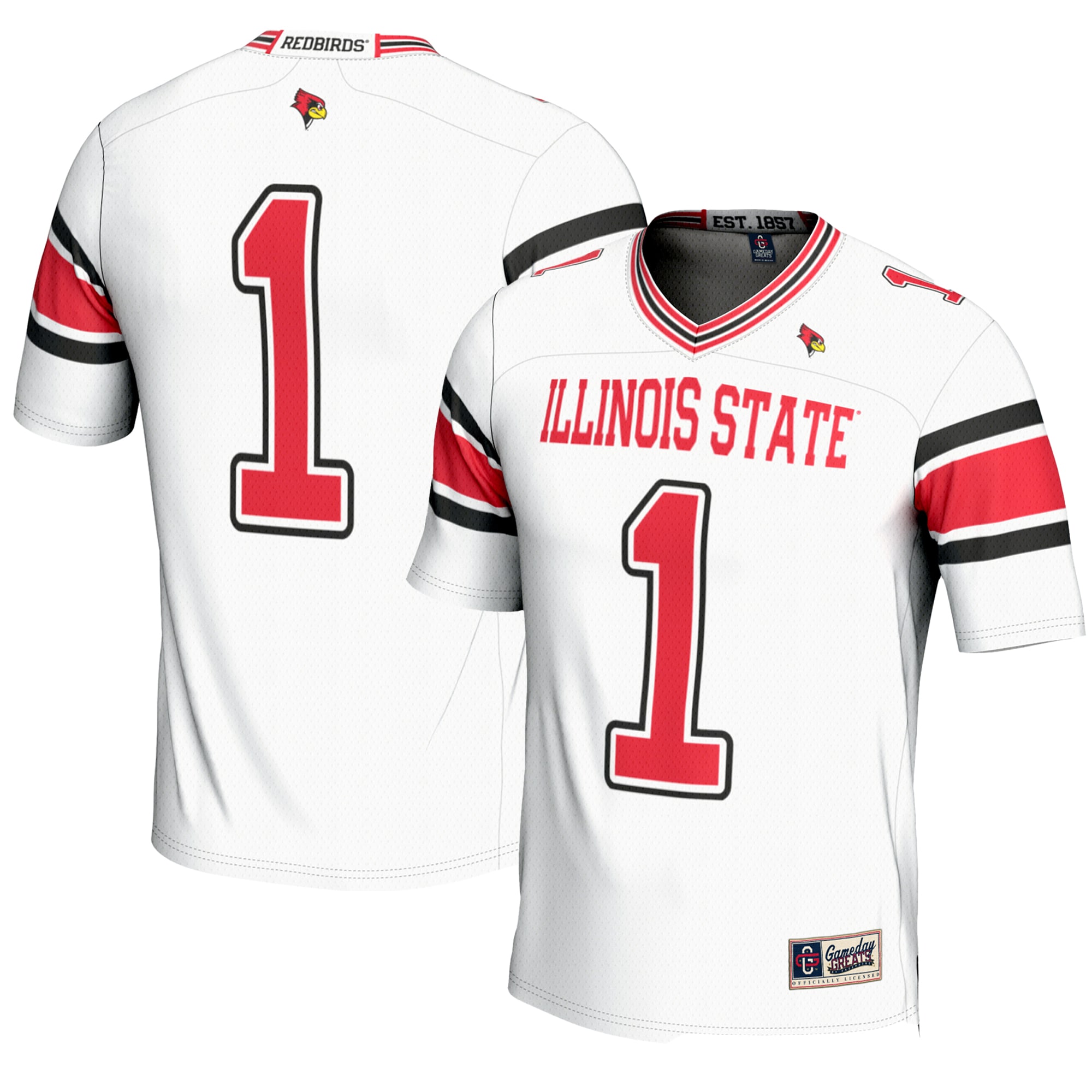 #1 Illinois State Redbirds GameDay Greats Endzone 2026 Season Football Jersey - White