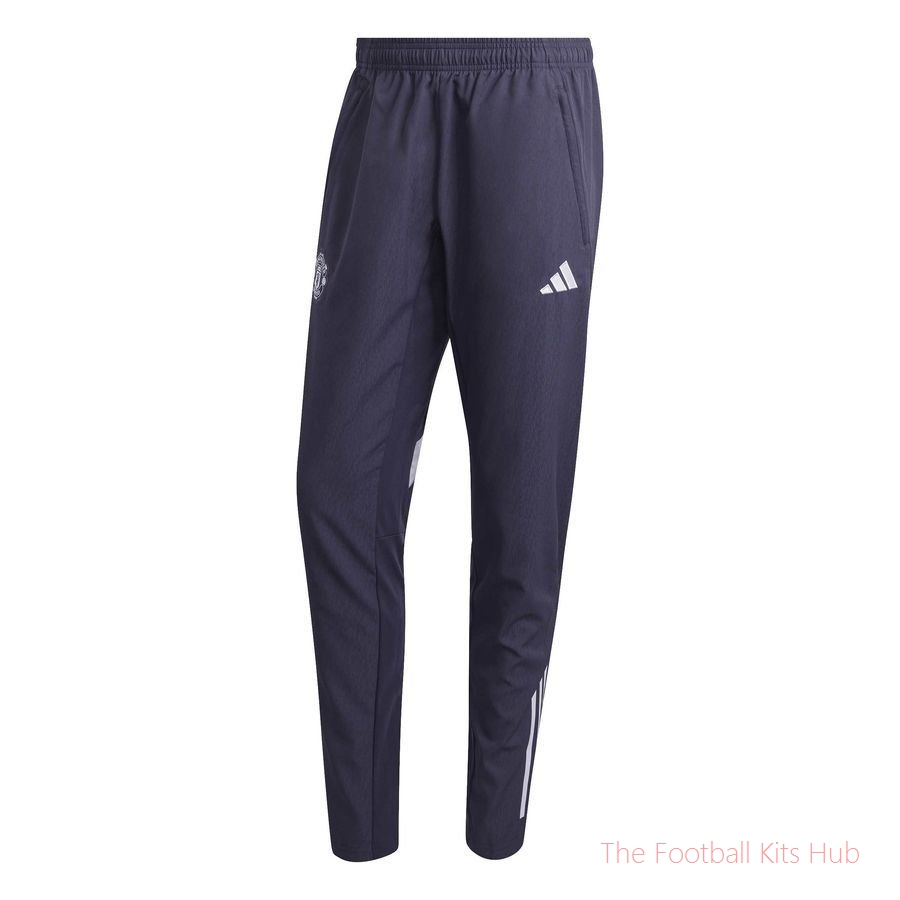 Manchester United Training Trousers Tiro 25 Presentation - Aurora Black/Purple Tint