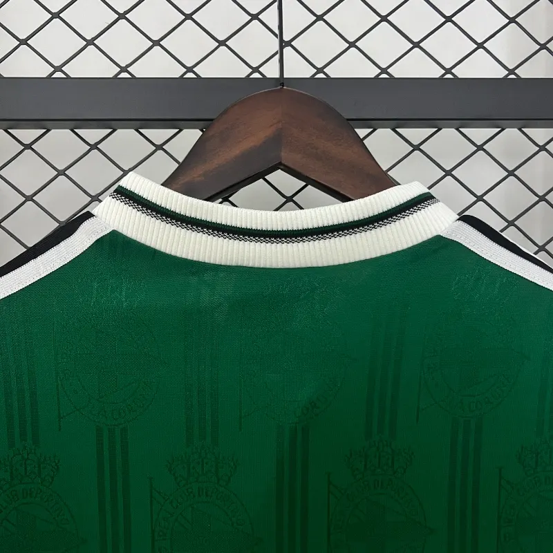 1999-2000 Real Club Deportivo de La Coruña Long Sleeve Jersey retro kit