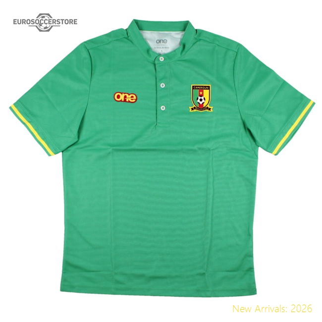 Top-grade 2022-2023 Cameroon National Team Mens Polo Shirt (green)