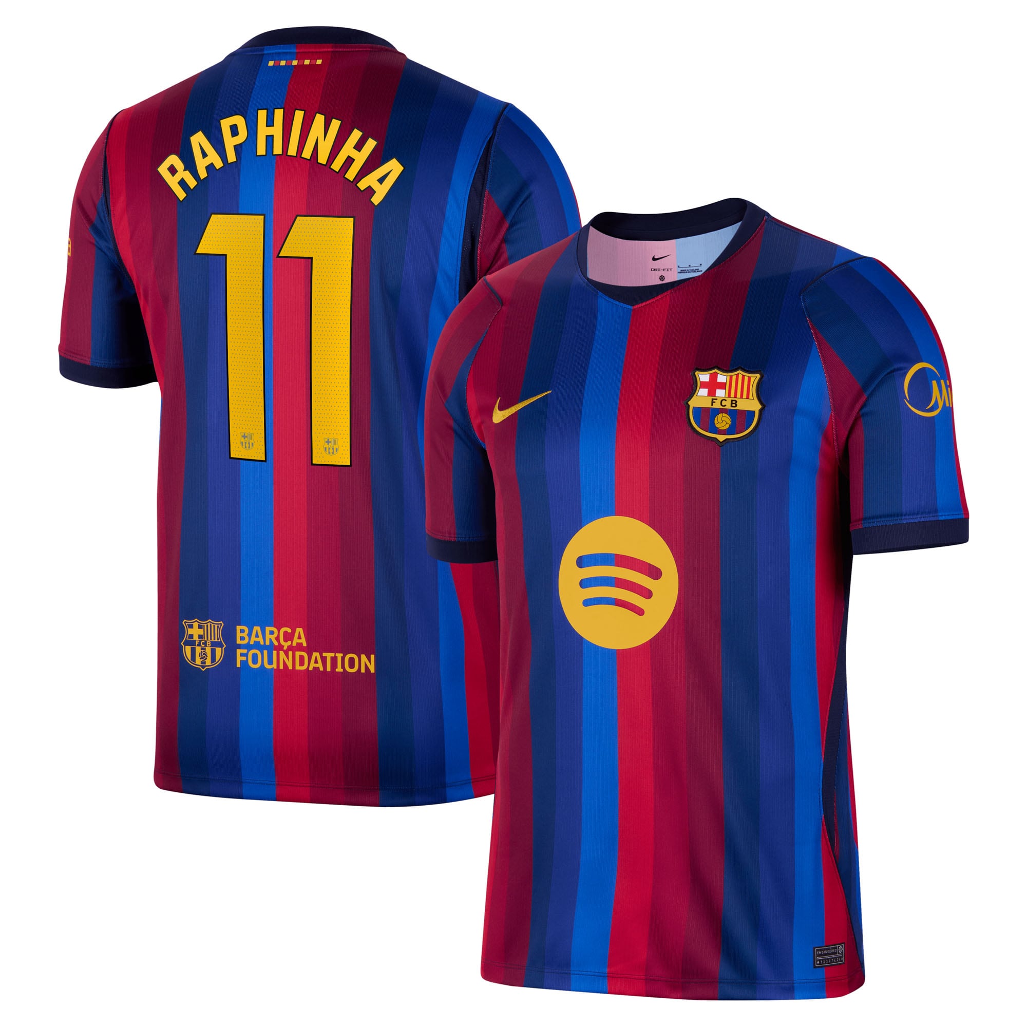 [JED] Raphinha Barcelona 2026/27 Home Stadium Replica Jersey - Red