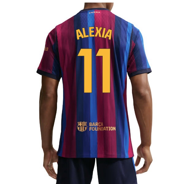 [LLS] 2026-2027 Barcelona Authentic Aero-Fit Match Home Shirt (Alexia 11)