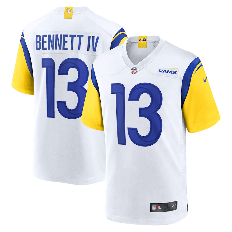 None Stetson Bennett Los Angeles Rams Victory Authentic Jersey