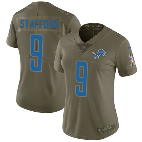 NFL D L Lions #9 Matthew Stafford Limited Team Color Jersey - Fan F...