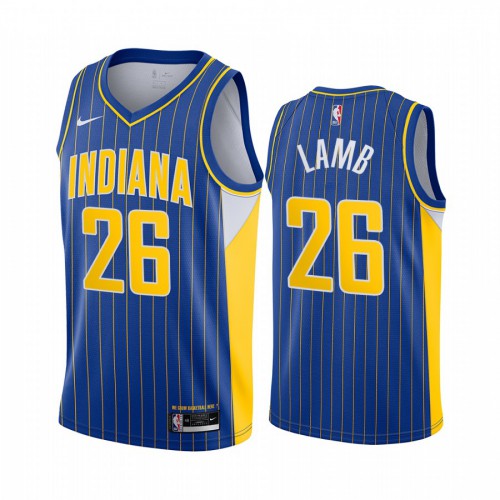 Blue IND Indiana Pacers #26 Nike Game-Day Jersey NBA Fan Apparel