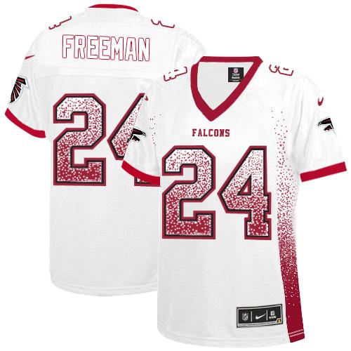 NFL A F Falcons #24 Devonta Freeman White Elite Jersey - High Quality