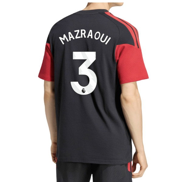 [FJH] 2026-2027 Man Utd Tiro Training Tee (Black) (Mazraoui 3)