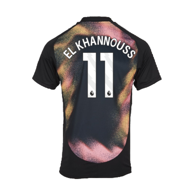 match worn 2024-2025 Leicester City Away Shirt (Kids) (El Khannouss...