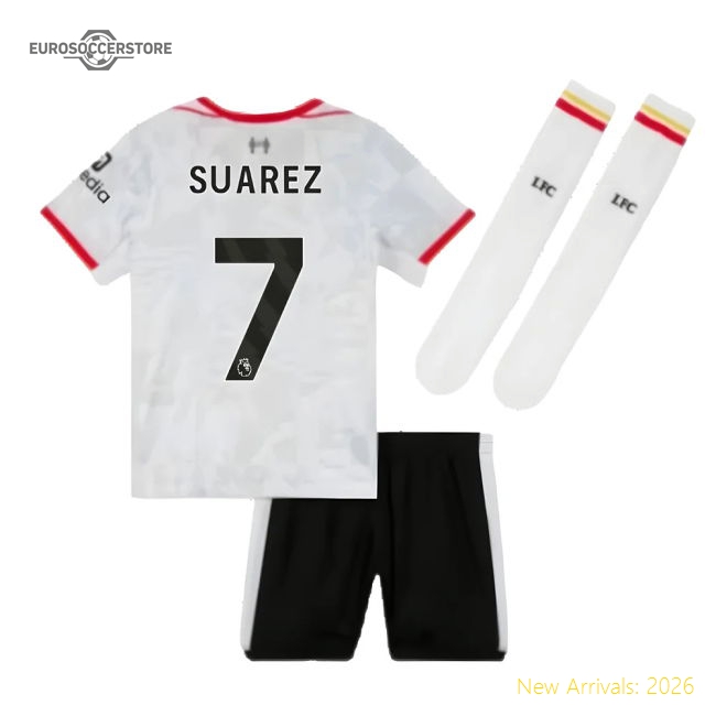 Liverpool Suarez Soft Mini Jersey Performance Fabric Stretchy