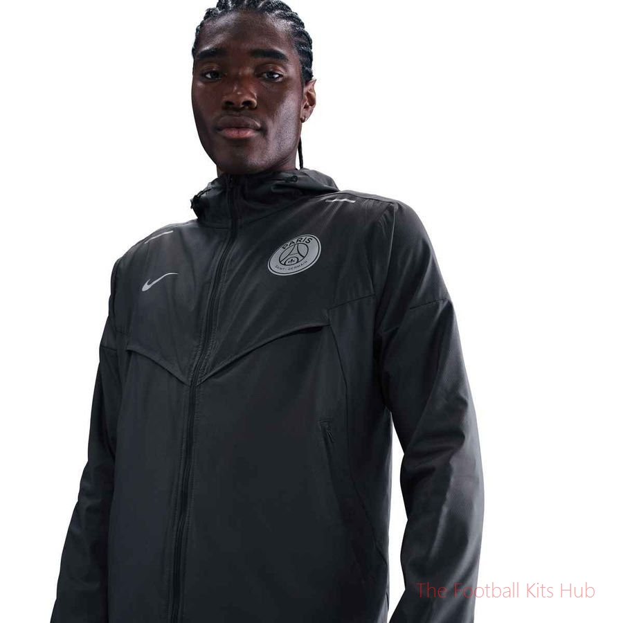 Paris Saint Germain Jacket Impossibly Light Windrunner - Anthracite/Reflect Silver