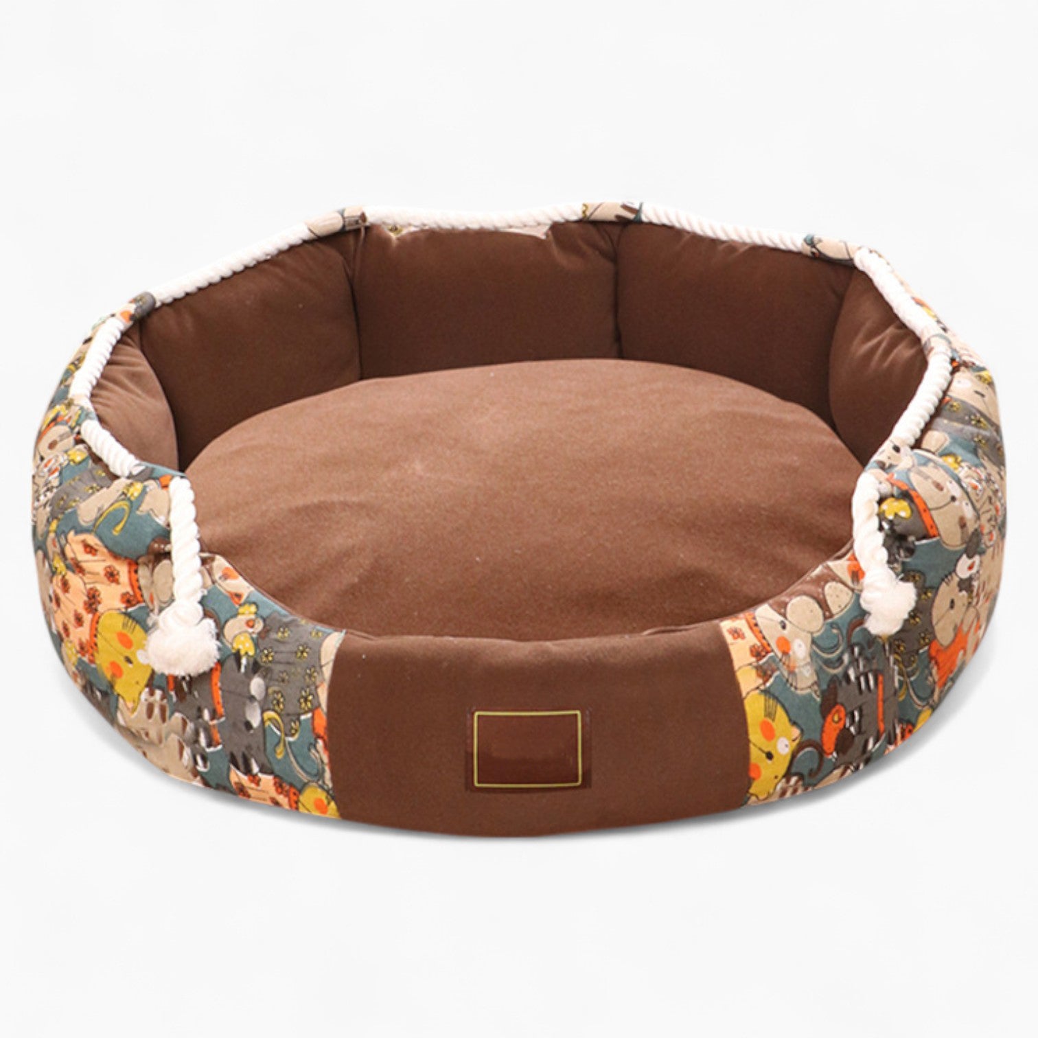 Snuggo French Bulldog Bed – Washable Waterproof Non-Slip Elastic Comfort for Dogs