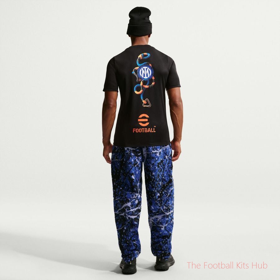 Inter Milan X ACG Training T-Shirt Dri-FIT Academy Pro Pre Match 4th - Black/Safety Orange