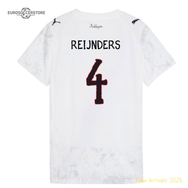 Elegant Womens Football Team Reijnders Jersey 2025-2026 Comfortable