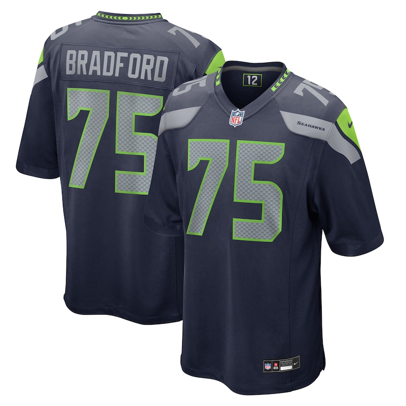 None Anthony Bradford Champion SEA Seahawks High-Quality Jersey