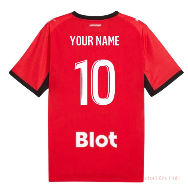Matchday Stade Rennais 2026-2027 Home Shirt (Your Name)